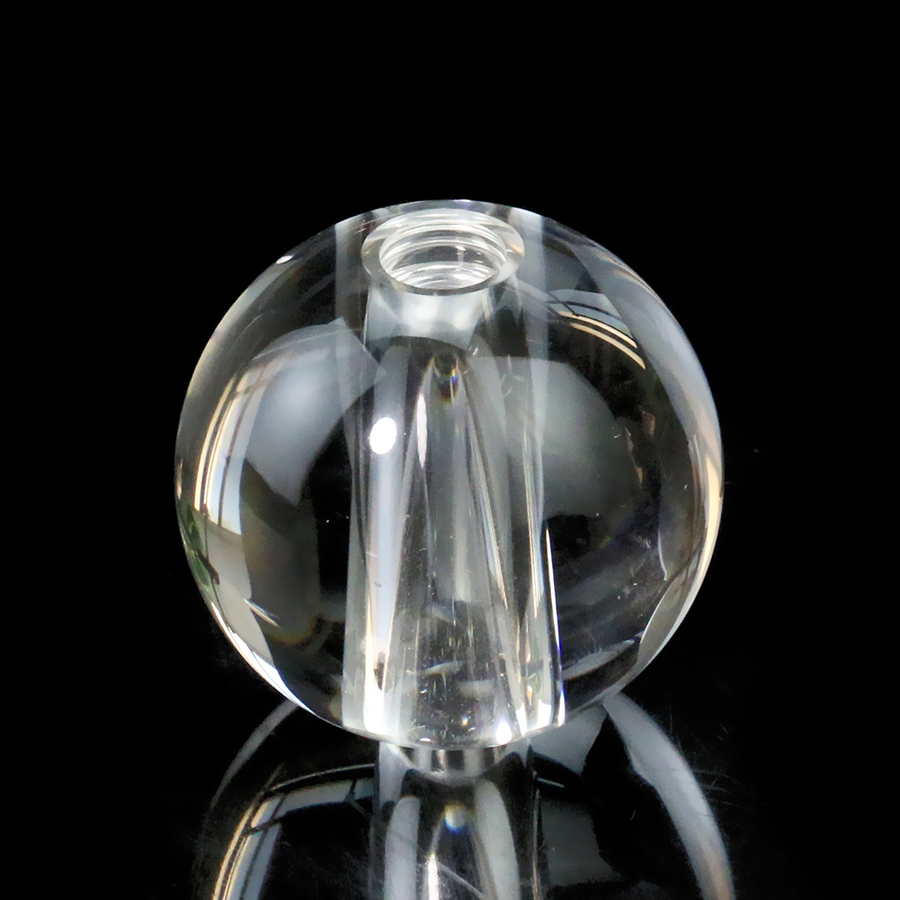 Polierter 60 mm Kristallkugel-Anhänger zum Aufhängen, Ornament, Glaskunst, Türklinke, Dekor, Kronleuchter, Briefbeschwerer, Mittelstück – Detail 4