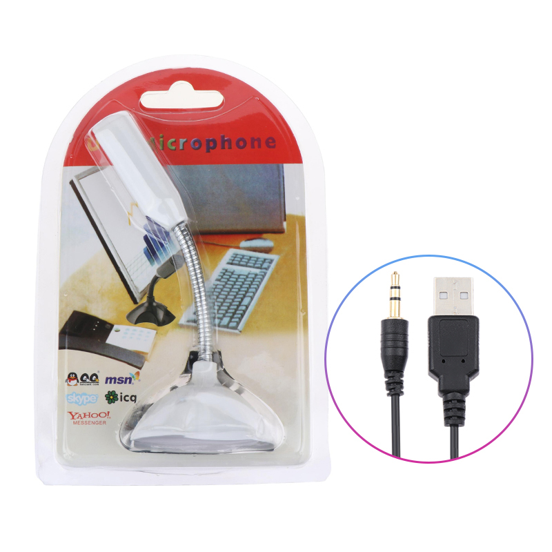 Title 11, Microfono per laptop da 3,5 mm USB con supporto...