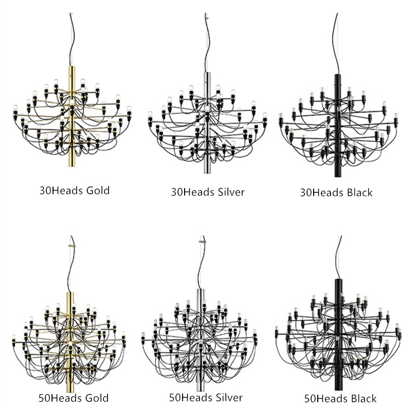 Swedish Designer Gino Sarfatti Ceiling Chandelier for Dining Living Room Hotel Bedroom Kitchen Pendant House LED Decor Lamp