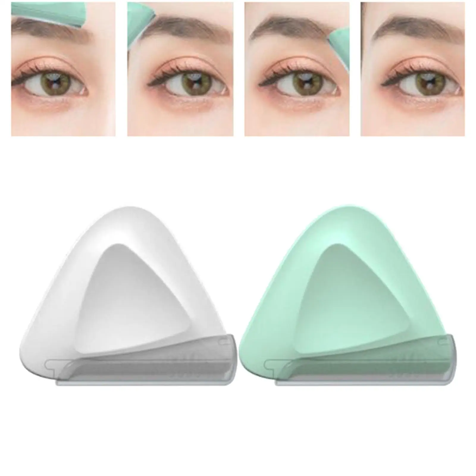 2 Pieces Eyebrow Portable Beauty Tool Facial for Novices Women