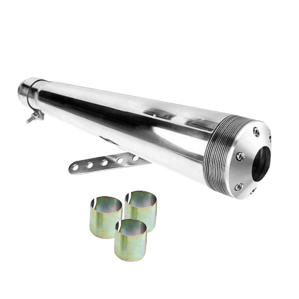 45mm Motorcycle Exhaust System Motorcycle Exhaust Universal 430mm for Street/Sports Motorcycle/