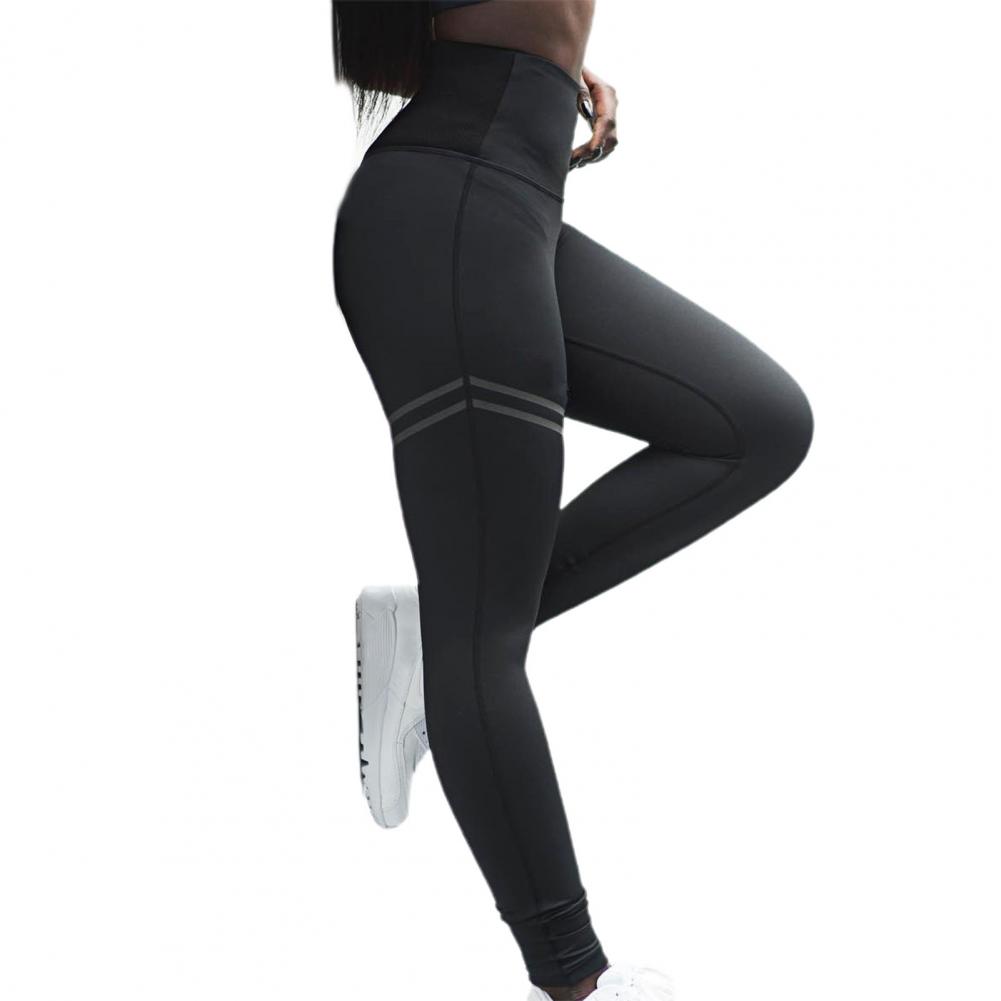 Leggings Fashion Women High Waist Hip Lifter Polyester Solid Color Stretchy Pants Leggings for Fitness Women's Clothing 2023