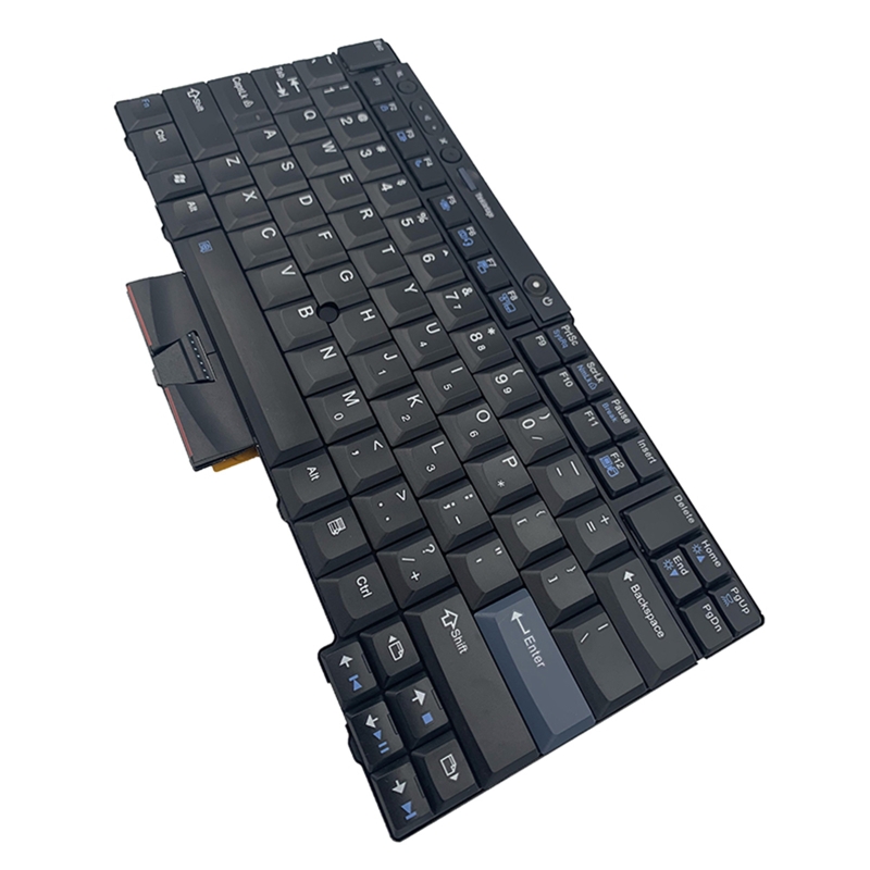 Us layout teclado portátil com sem ponteiro