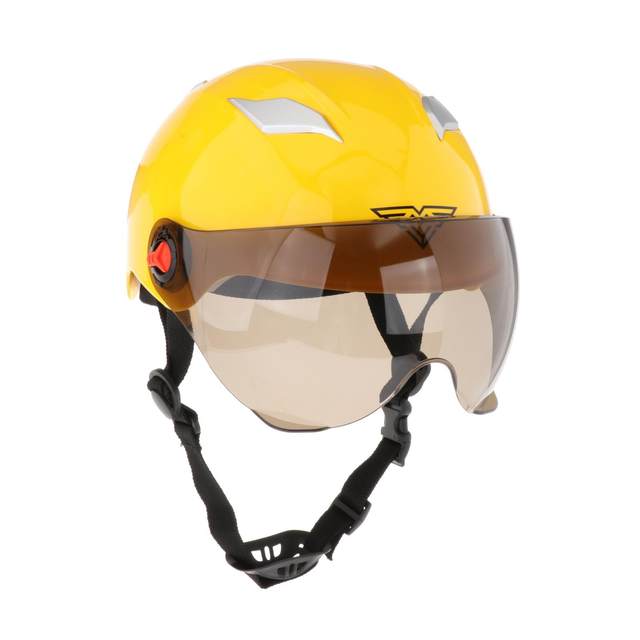 Summer Breathable Motorcycle Half Motorbike Cycling for Men Women with Goggles Racing Head Protector Equipment