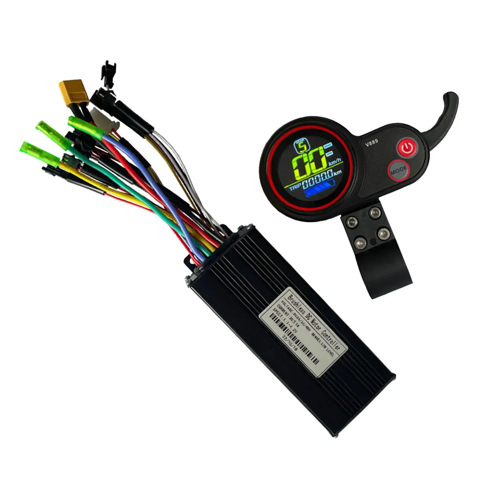 Motor Controller Kit Waterproof Three Modes Easy to Install E Bikes electric Scooters Controller for 750/1000W Motor Controller