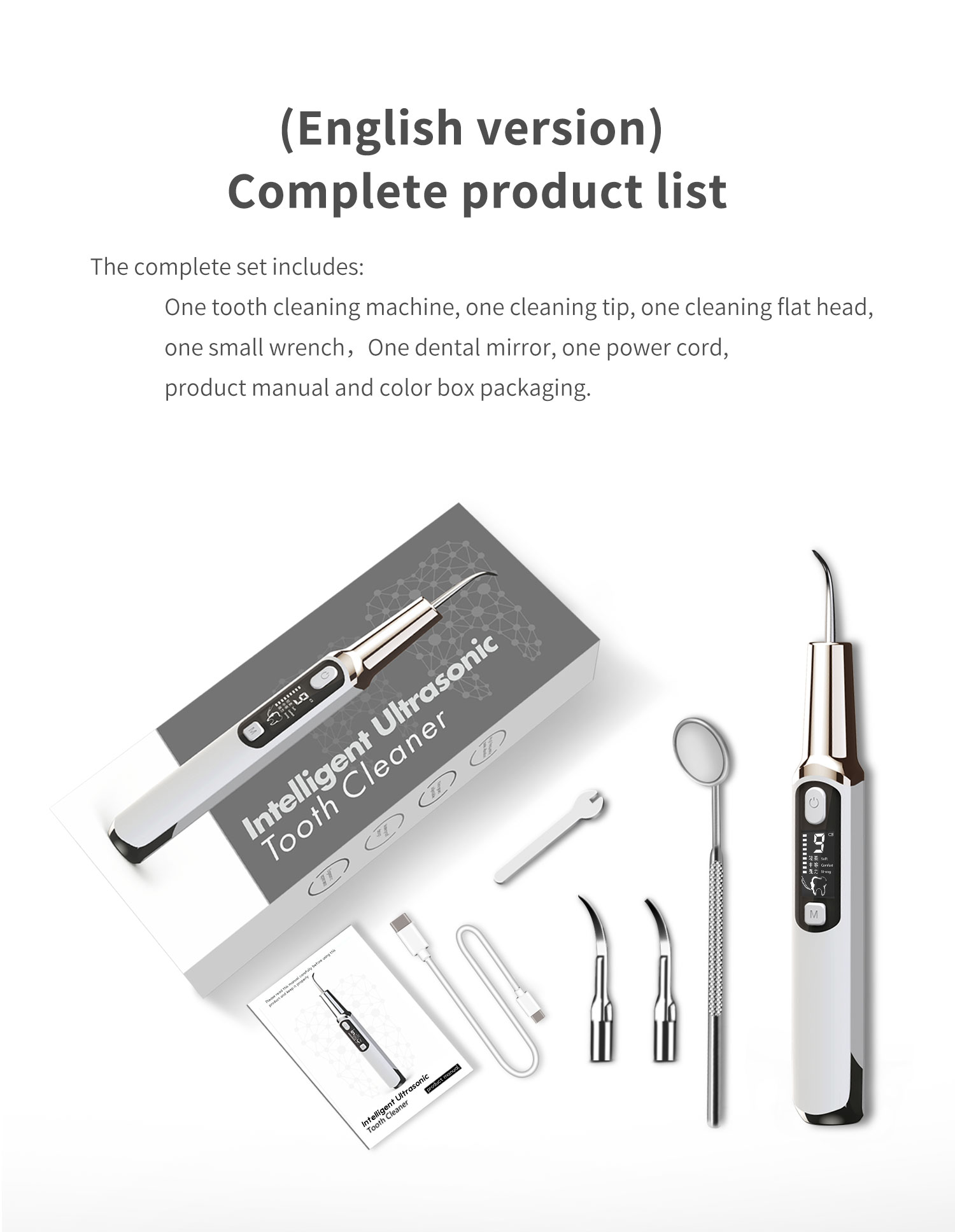 Title 23, Electric Sonic Dental Calculus Scaler Oral Teet...