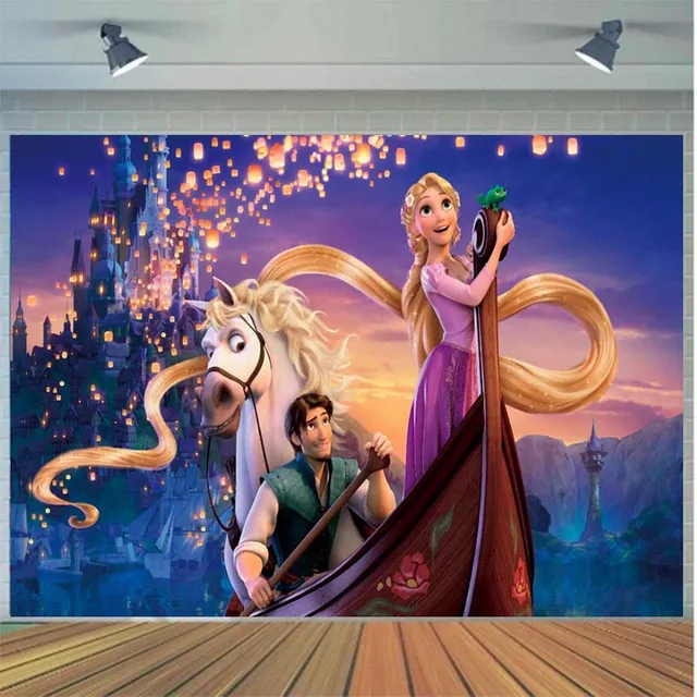 Affiche impression personnalisée Disney Wish Rapnzuel Tangled Cruise Line  navire rêve fantastique magique merveille naufragé Art mural mural 3852