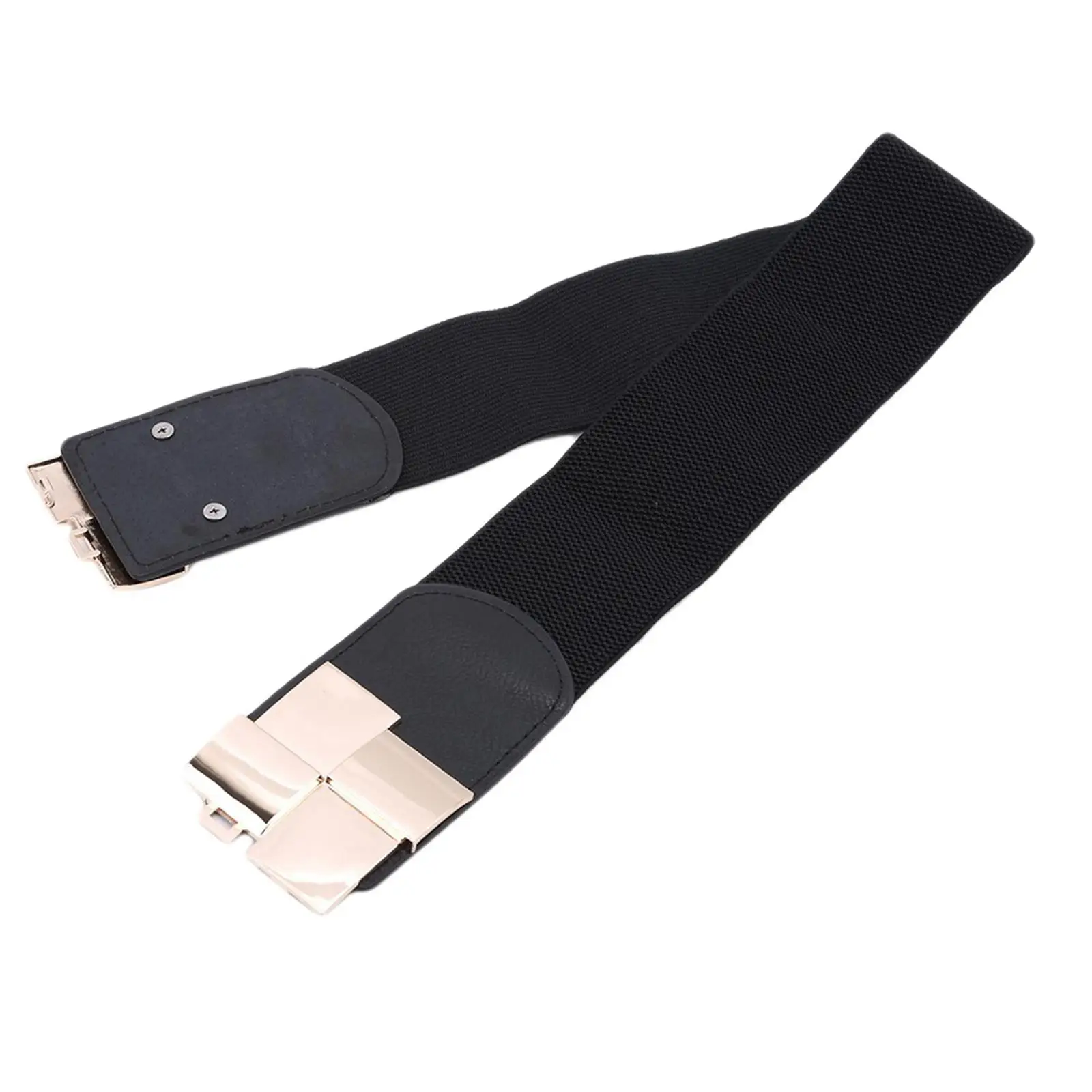 Wide Waist Skinny Belt Decorative Plus Size Exquisite Elastic Fashion PU Stretchy Cinch Belt for Dress Girls Ladies Coats Shirts
