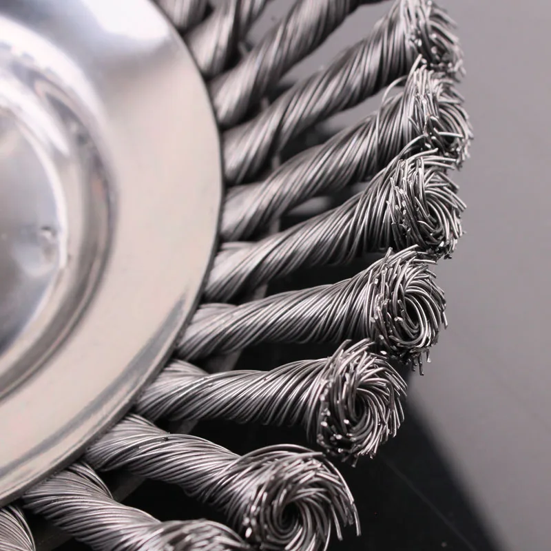 6/8 Zoll Kohlenstoffstahldraht Bruchsicher Abgerundete Kante Unkrauttrimmer Kantenkopf Power Rasenmäher Garten Unkrautbürste Rasenmäher – Detail 8