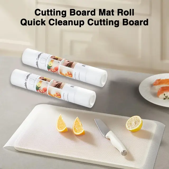 Cutting Board Sheet Cutting Board Mat Roll Biodegradable Disposable Cutting  Board Mat Food Grade Portable Kitchen Outdoor - AliExpress