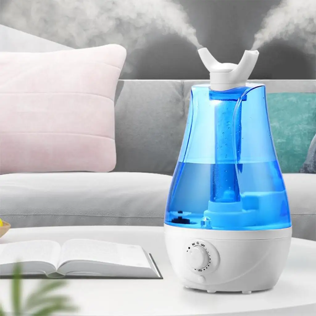 3L Water Tank Mist Humidifier Low Mist Settings for Large Room Office