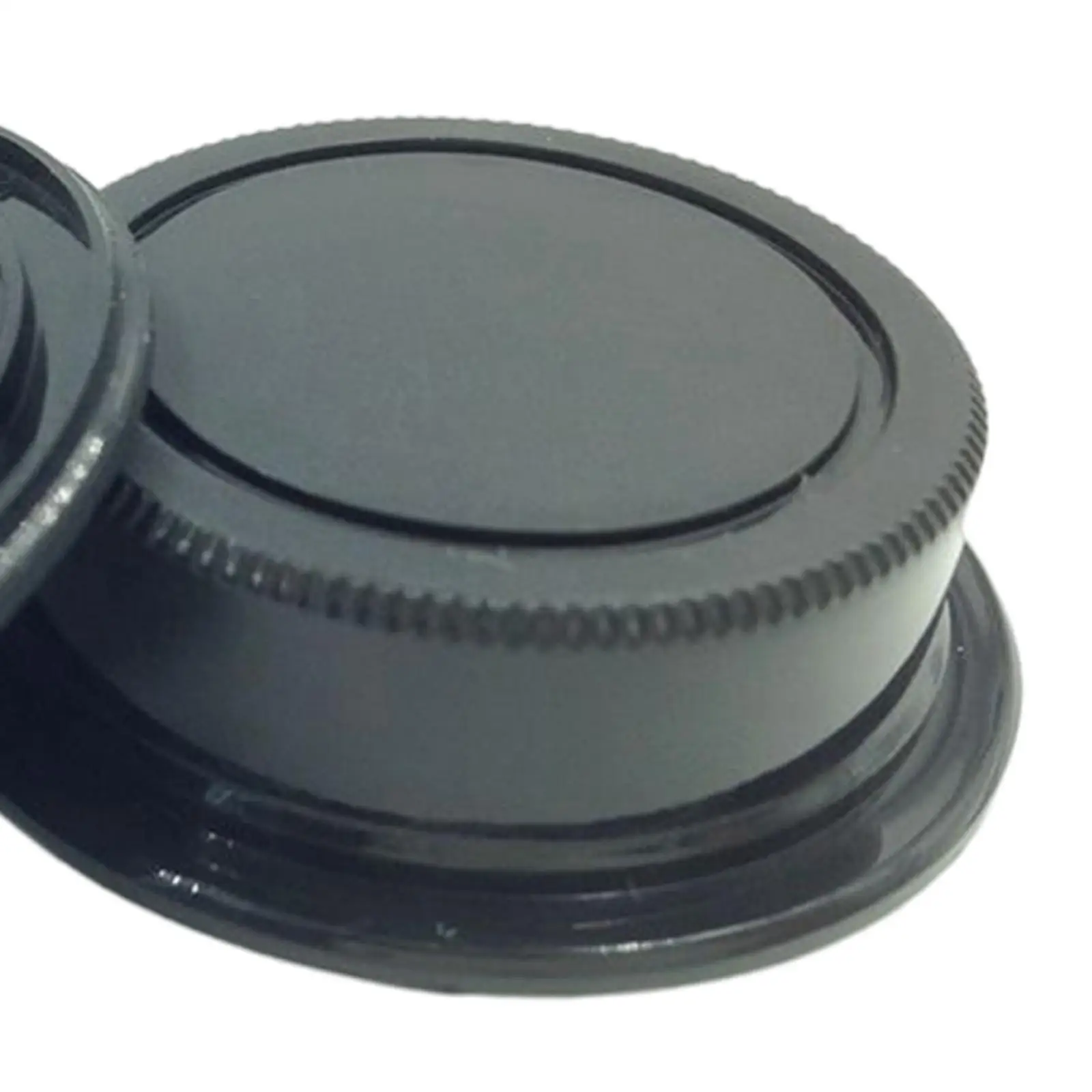 Plastic Camera Body and Rear Lens Caps Body Protector Set for Pentax Q Q7 Q10 Q S1 qs1 Cameras and Q Mount Lenses Black