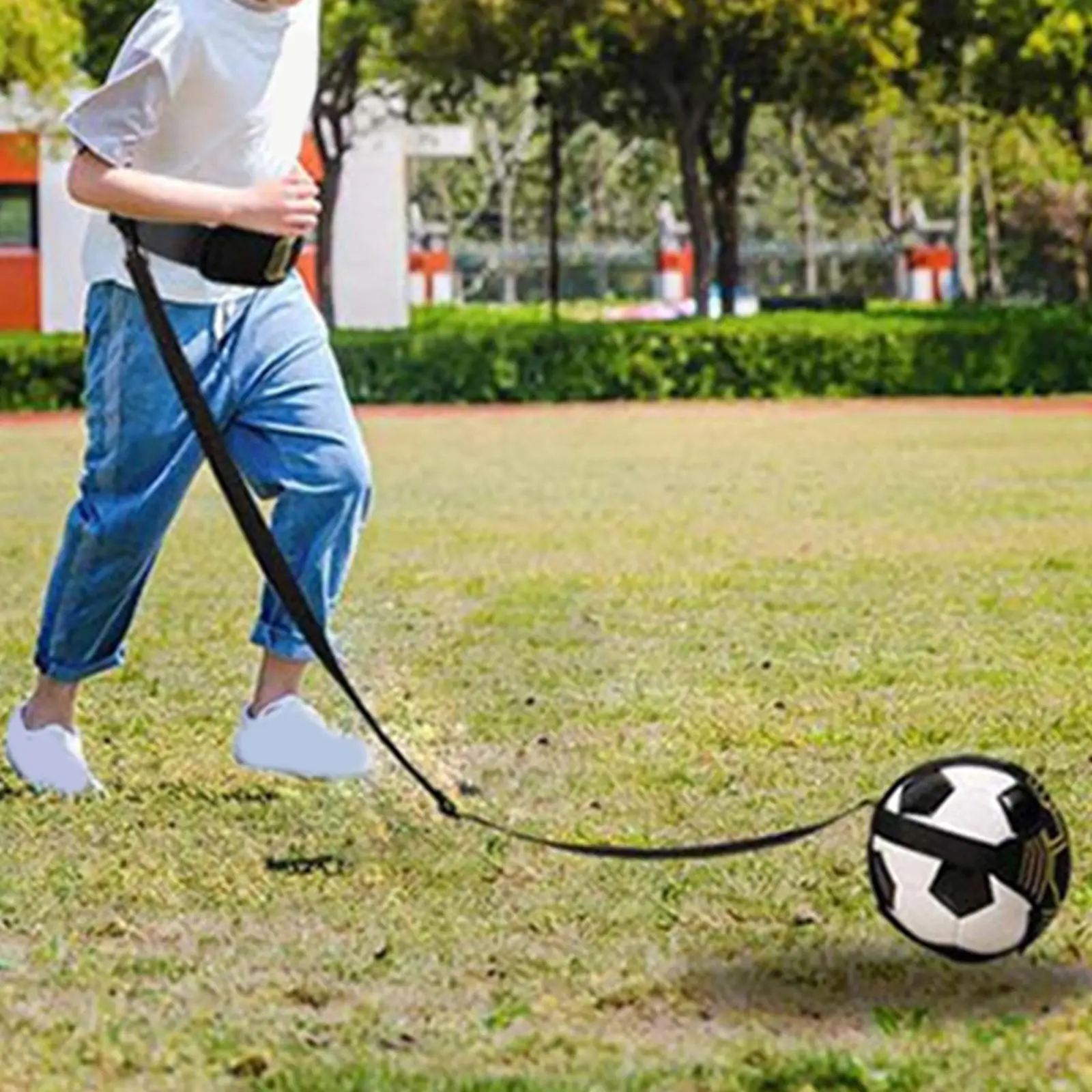 Solo Soccer Trainer Football skills Volleyball Rugby for Adults Kids