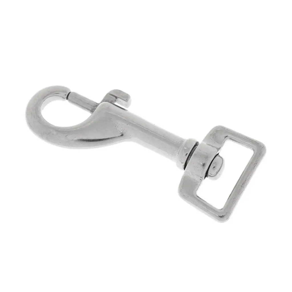 2.6/3.4/5.8cm 316 Stainless steel shape square Eye Swivel  Snap Leash Clip