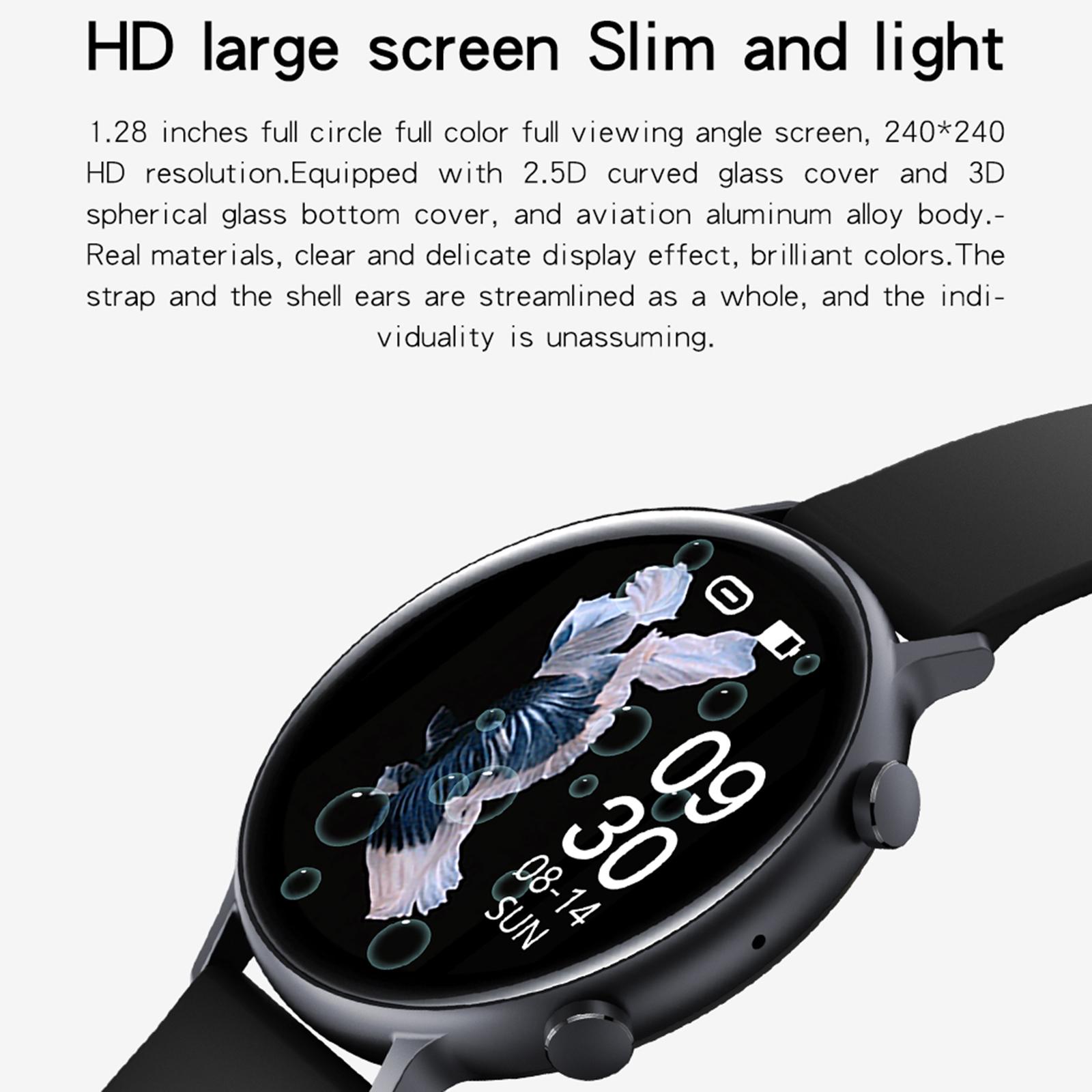 GW33PRO Adults Smart Watch Blood Oxygen Detection Step Counter Smart Reminder Stopwatch Waterproof Wristbands for Android IOS