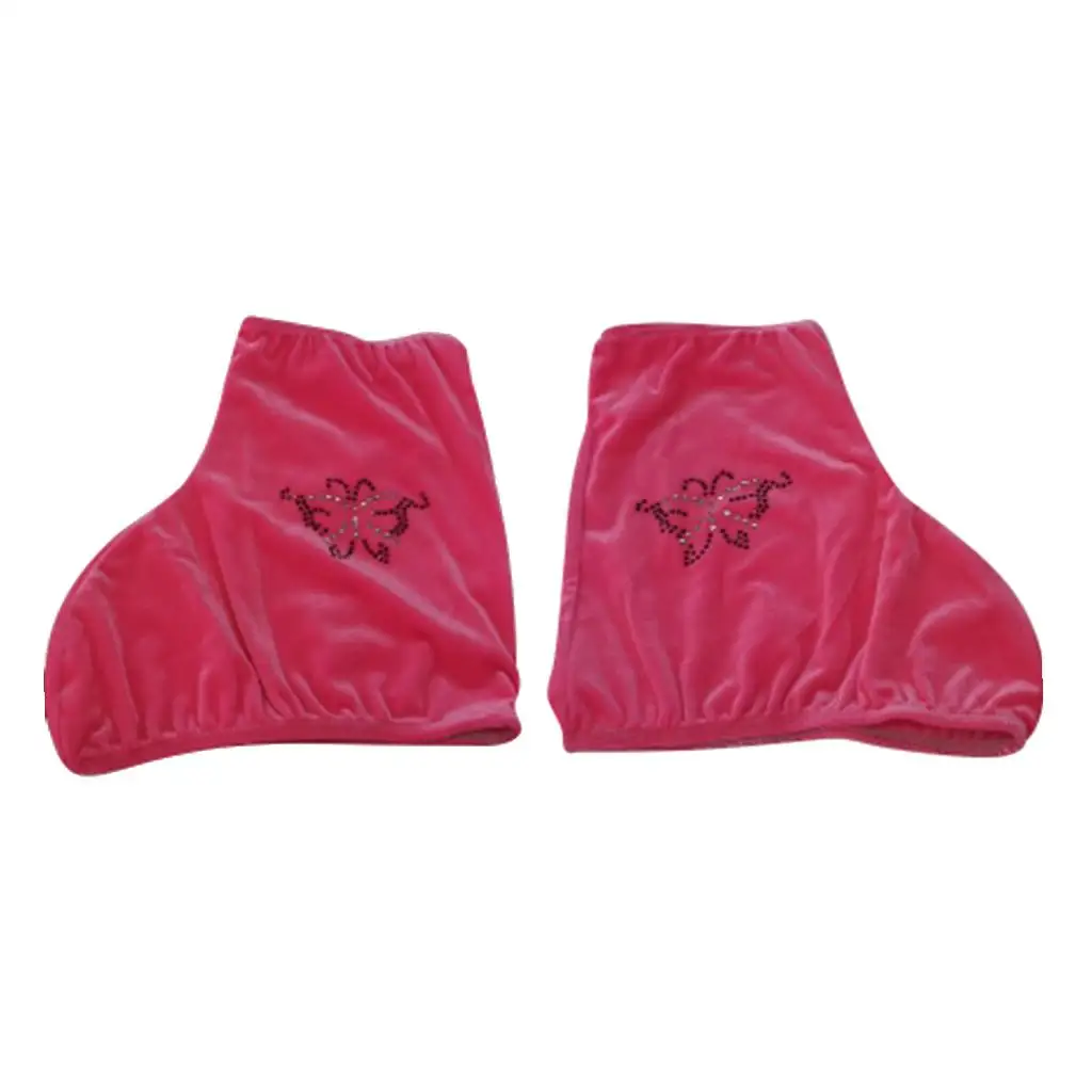Pink  Figure Skating Boot Cover With Butterfly  Skates Cover