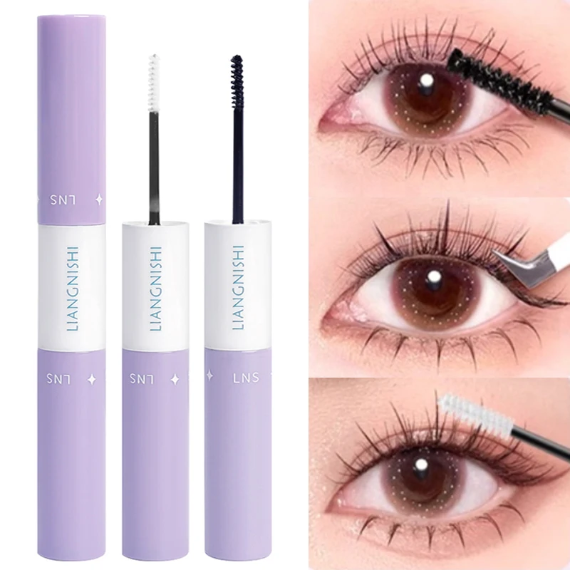 Best of Double Head Black Eyelash Glue Mascara Lasting Bond Seal Eyelash Clear Coating Raincoat Strong Hold Waterproof Quick Dry Makeup Reviews & Tips