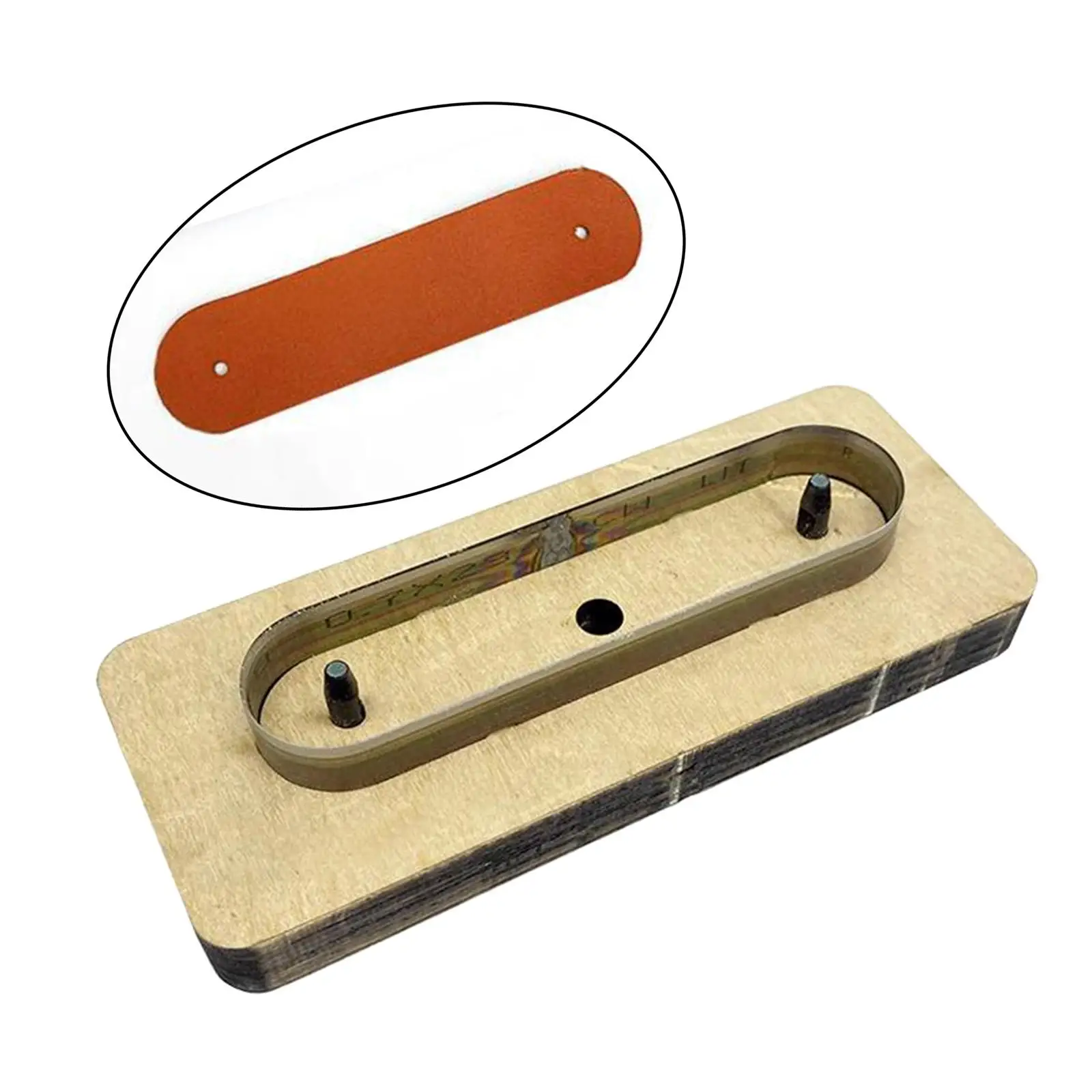 Metal Cutting Dies Line Storage Clip Knife Mould Tool Kit DIY 1x Reusable Die Cutting Mold for Leathercraft PU Leather Keychain