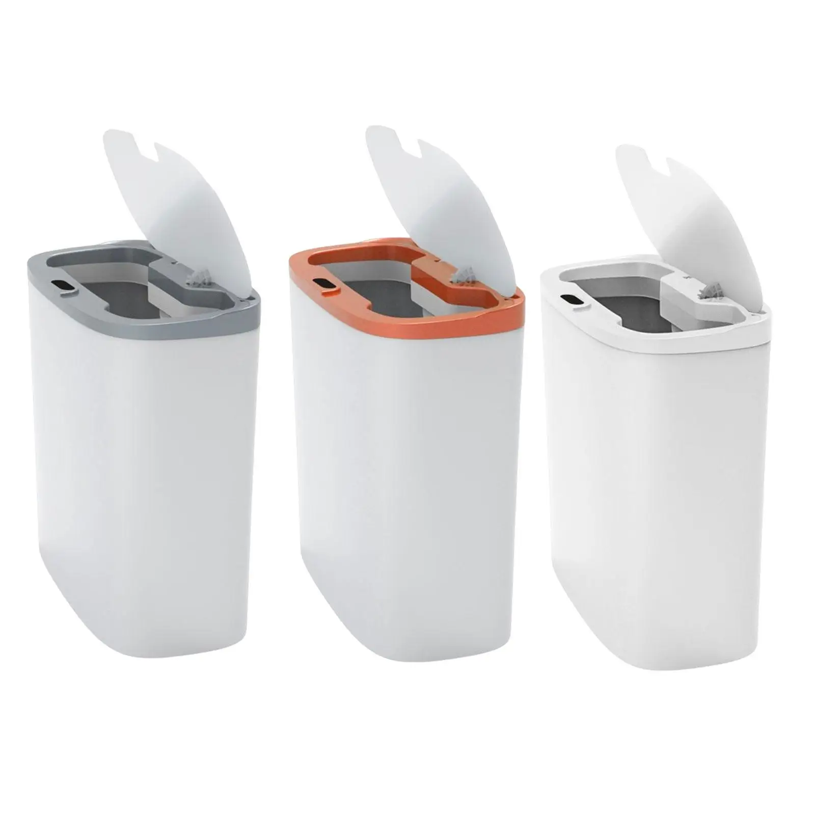 Automatic Intelligent Trash Can Touch Free 14L Capacity for Bathroom Office