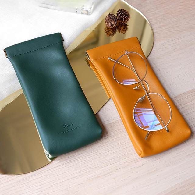 Automatic Closing Sunglasses Case Leather Glasses Storage