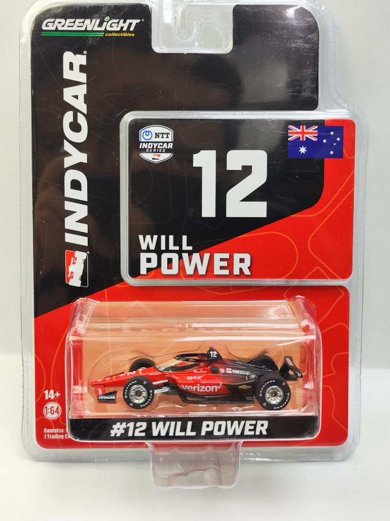 Все 1:64 2022 NTT IndyCar Series #12 Will Power литые модели автомобилей из  металлического сплава, игрушки для детей, коллекция подарков