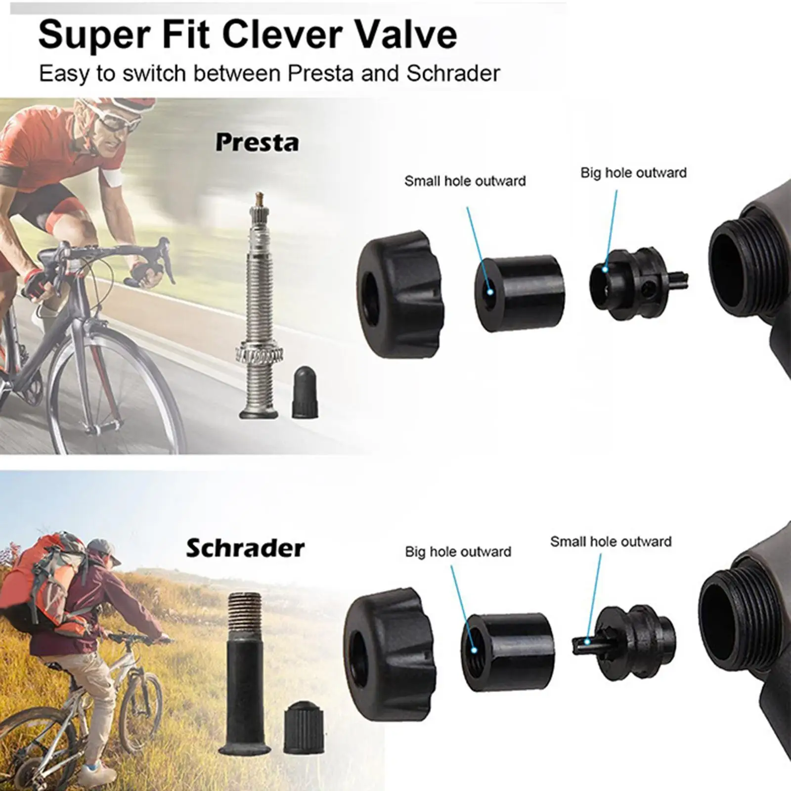 Bikes Pump Set Multifunctional Cycling Inflator for BMX Football Soccer Cycling