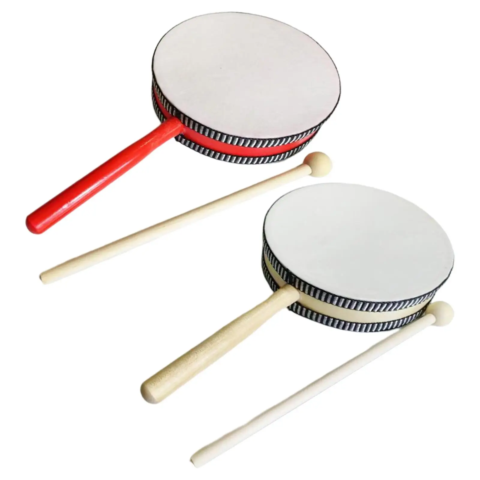 6 inch Kids Drum Hand Drum Toy for Party Supplies Birthday Gifts School