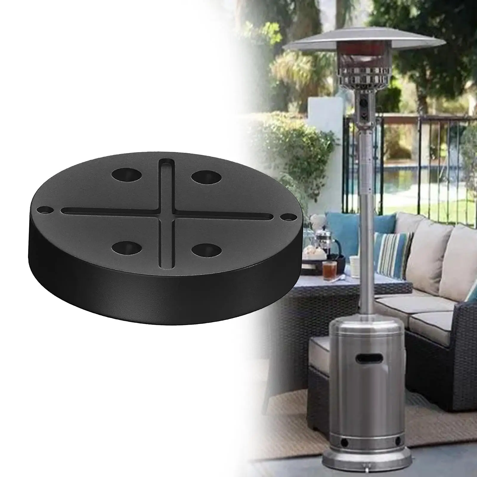 Patio Heater Sand Box/Water Box Spare Parts Premium Replacement Increase The Stability of Patio Heaters Patio Heater Accessory