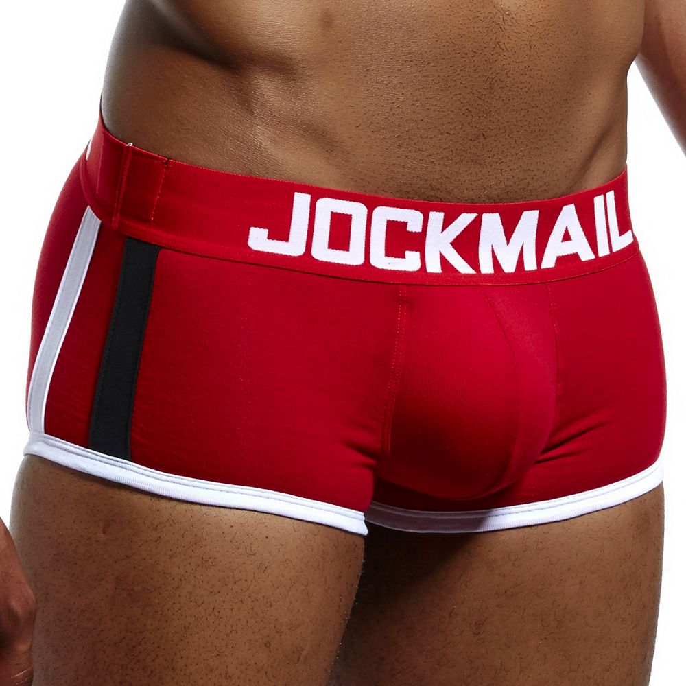 Title 16, Cueca boxer masculina com bojo, aumentando o co...