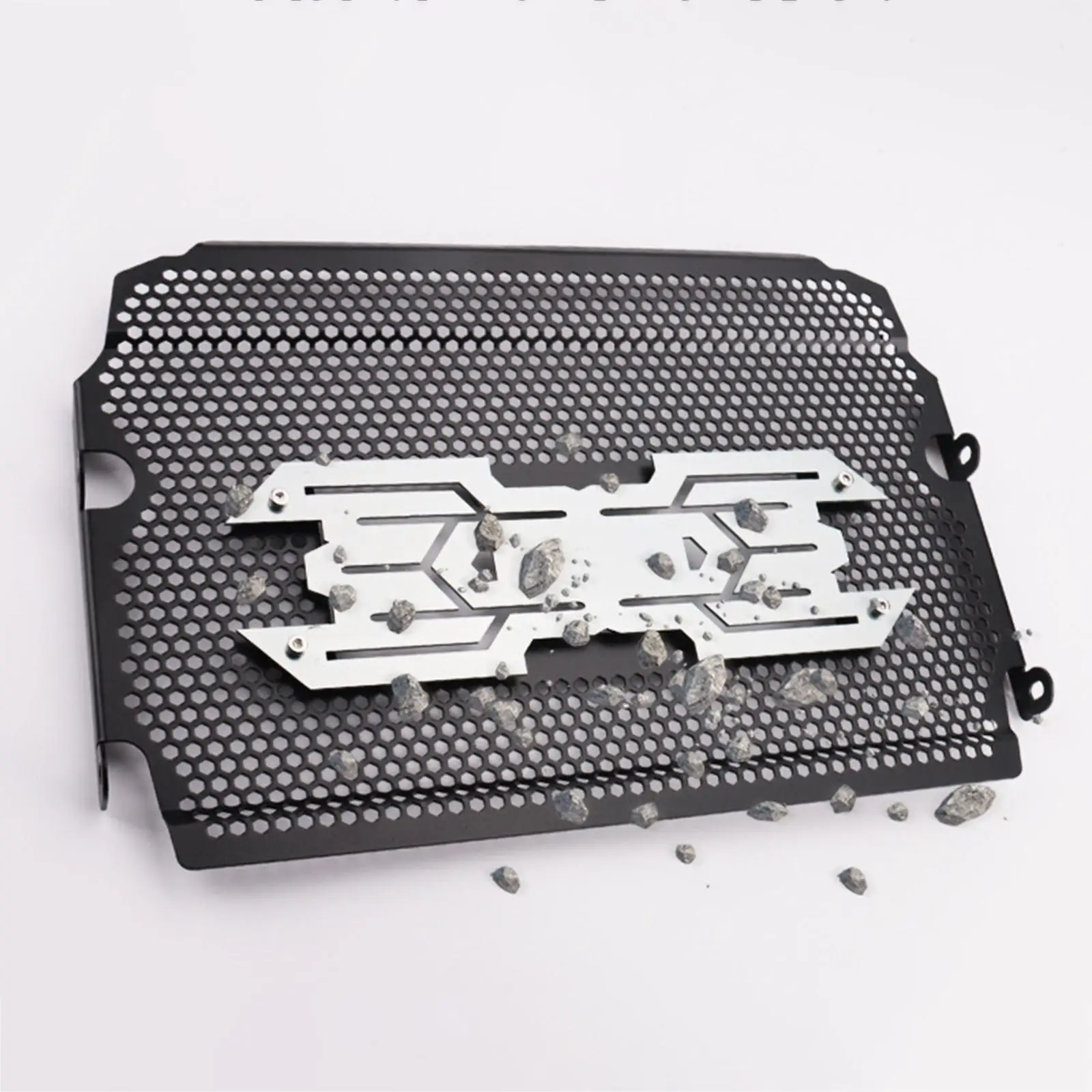 Motorcycle Radiator Grille Guard Protective Cover Black for Yamaha Yzf R7