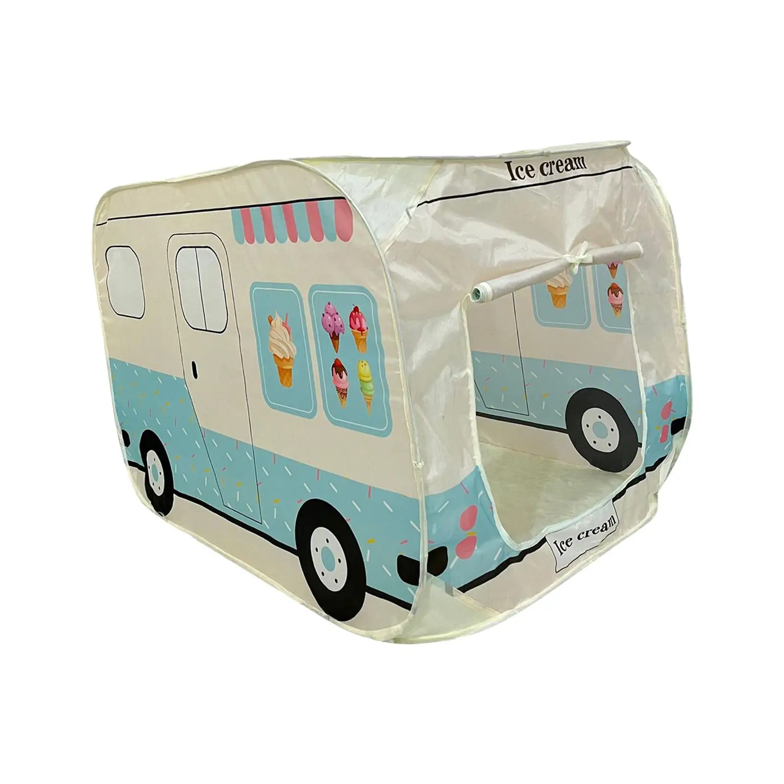 Ice Cream Truck Play Tent Foldable Child Room Decor Kids Play Tent for Kids