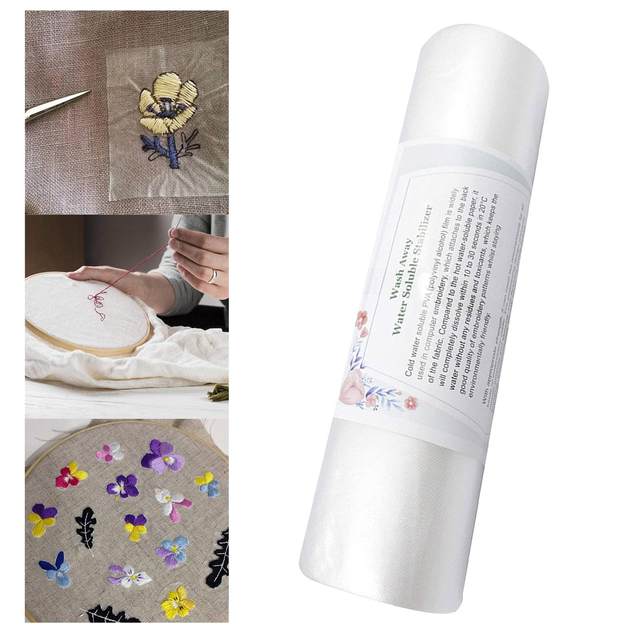 Water Soluble Embroidery Stabilizer Paper DIY Craft Cross Stitch Supplies