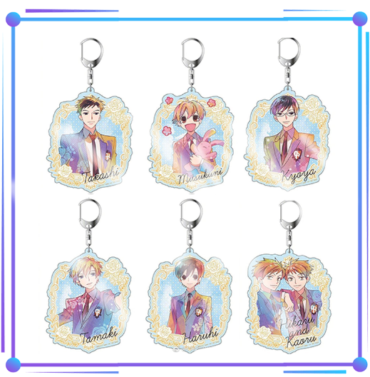 Anime Ouran High School Host Club Keychain Figur Puppe Fujioka Haruhi  Fujioka Ryouji Acryl Schlüsselbund Tasche Anhänger für Geschenk| | -  AliExpress