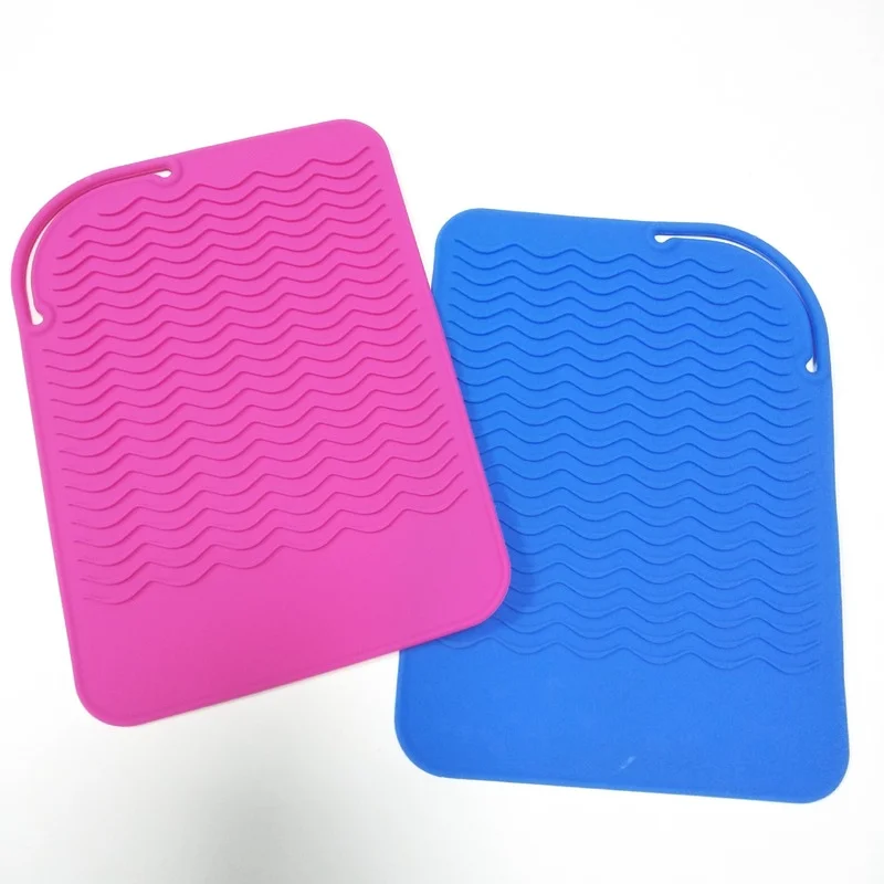 Heat Resistant Silicone Mat Pouch, Styling Tools Heat Mat, Silicone  Anti-Heat Pad for Hair Straightener, Curling Irons , Flat Irons