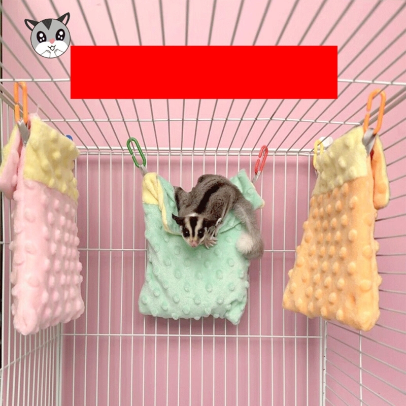 Title 10, new Plush Sugar Glider Sleeping Bag Hamster Cag...