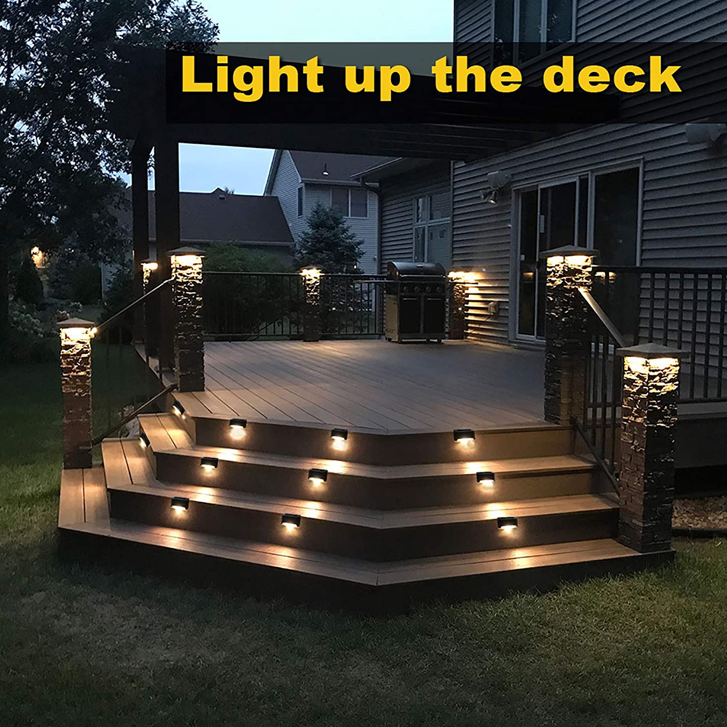 Lights, Painel Solar, Fence Lights, Stair Lights