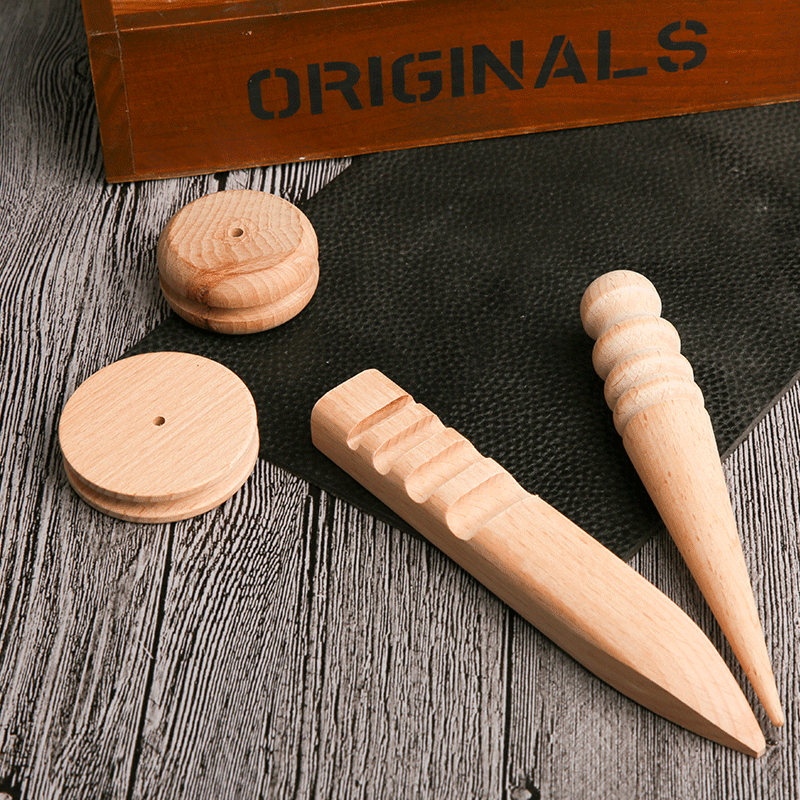 Description Picture 3 of itemMulti-Size Wood Leather Edge Burnisher Slicker Leather Craft Tool Polished Grinding Rod DIY Leathercraft Tool for Handwork