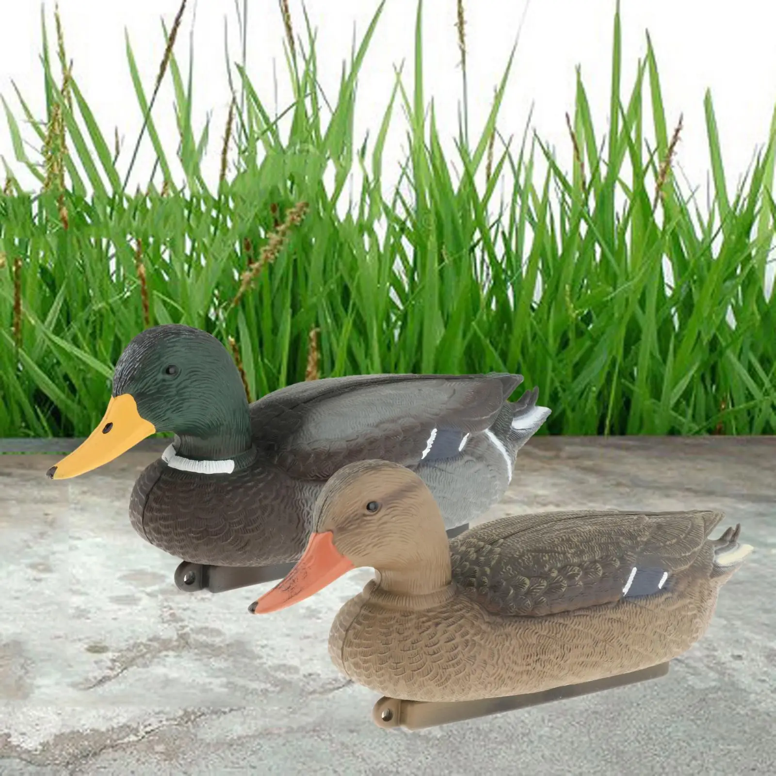 Floating Hunting Duck Decoy Durable Landscape 3D Simulation Hunting Duck Simulation Decoy for Yard Garden Pool Decoration