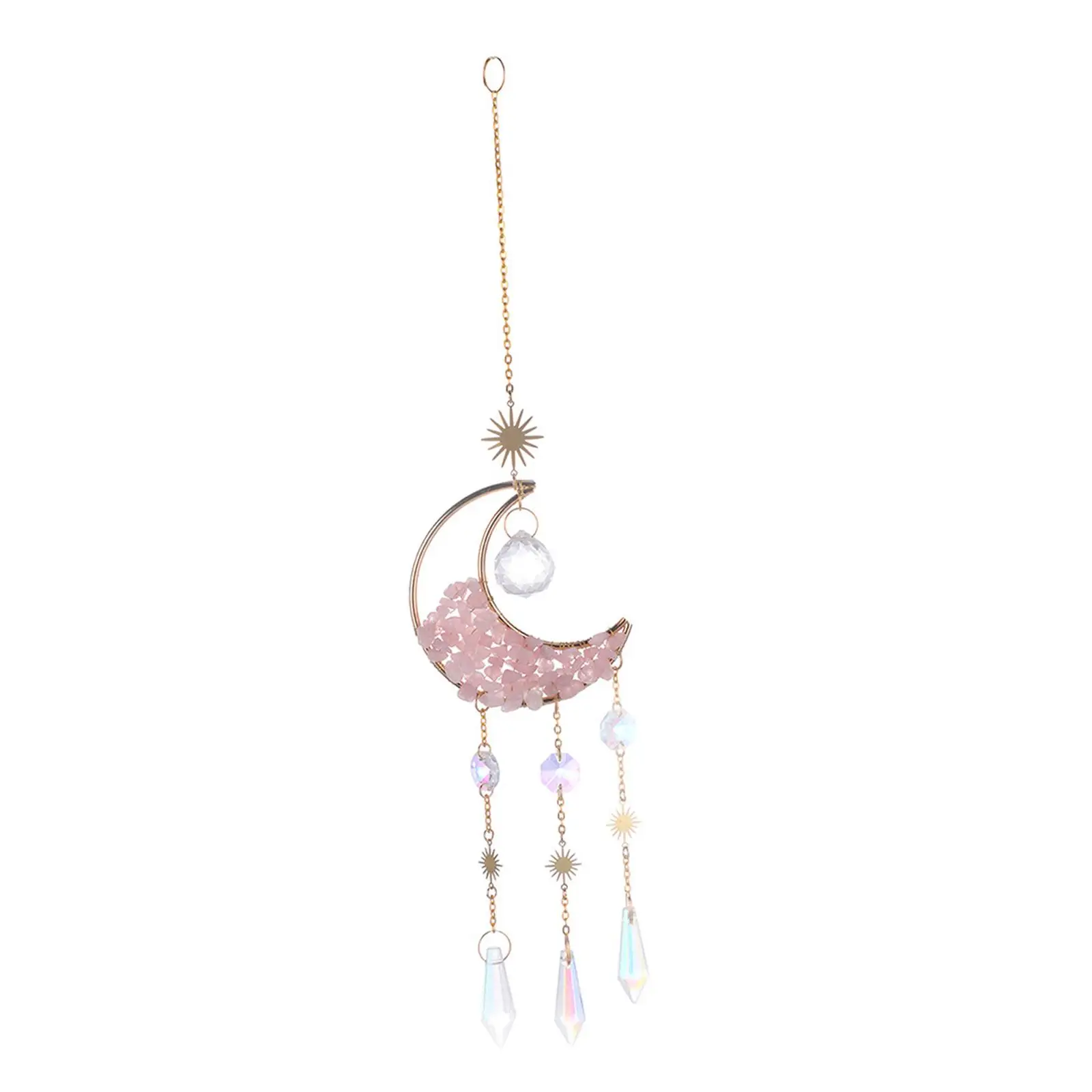 Moon Wind Chime Wall Decor Aesthetic Moon Pendant