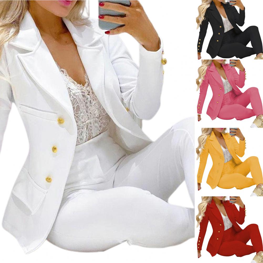 Mulheres ternos calças blazer