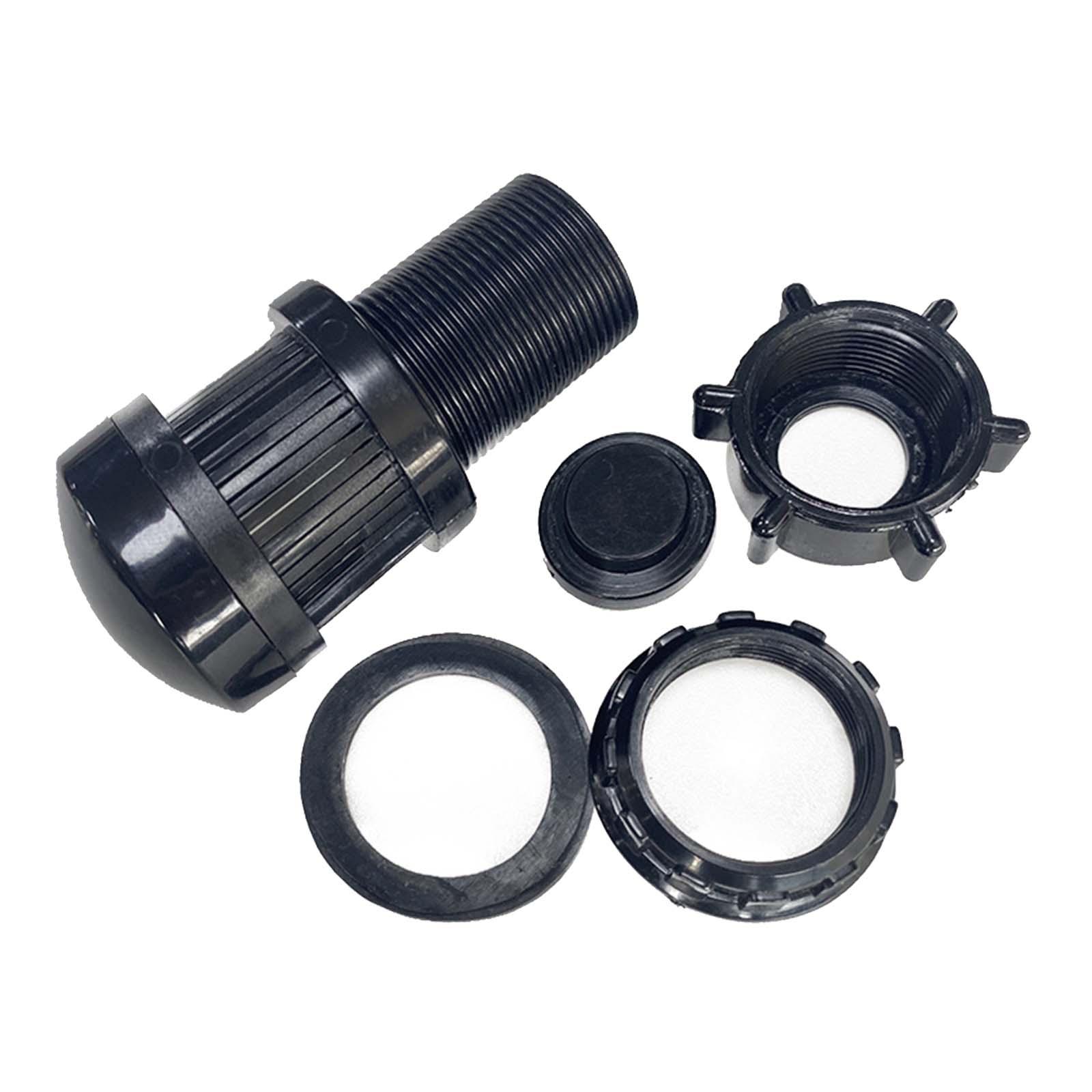 Sand Filter Drain Plug Assembly 1.5inch Drain Valve Water Drain Set Parts for Pool Sand Filter Pumps Sand Tank Maintenance