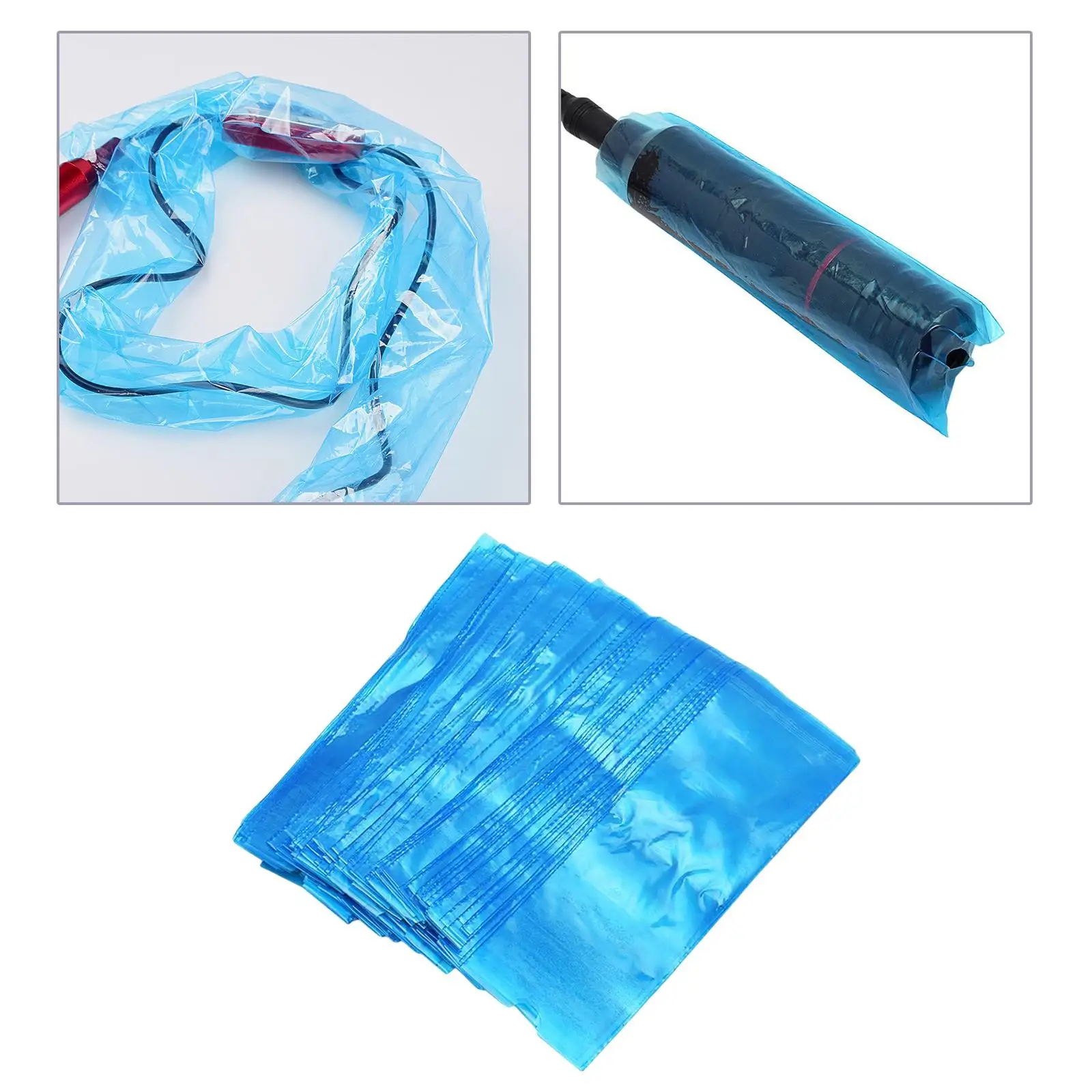 200x Tattoo Clip Cord Sleeves Disposable Fittings Safety Protection Bags Covers Hygiene Tattoo Cover Equipment for Tattoo Pen