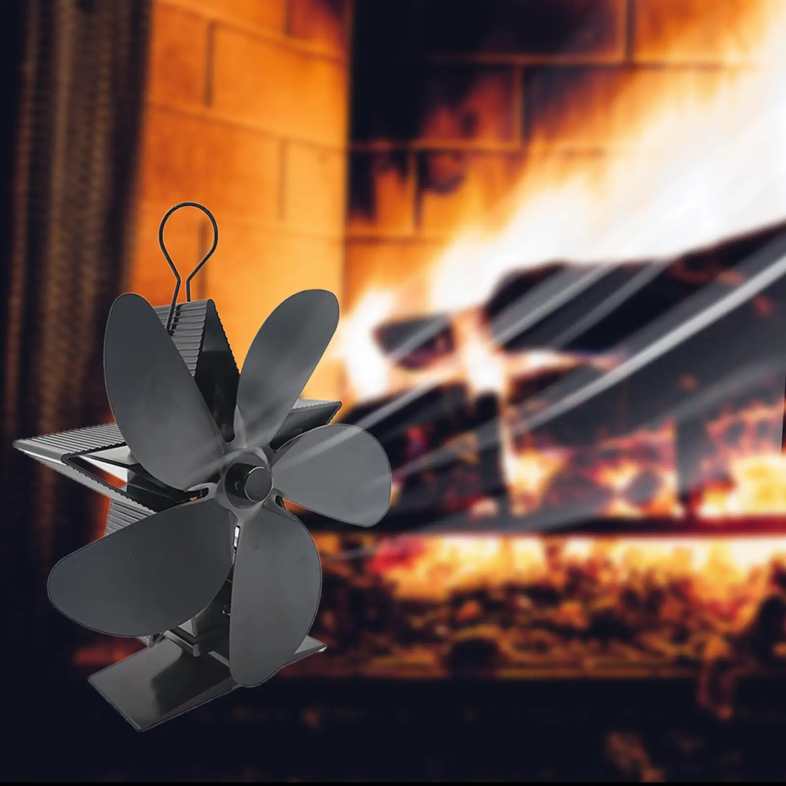 5 Heat Powered Fan Burning Saving Fuel Home Quiet Efficient Transfer Circulates Eco Friendly Fireplace Fan