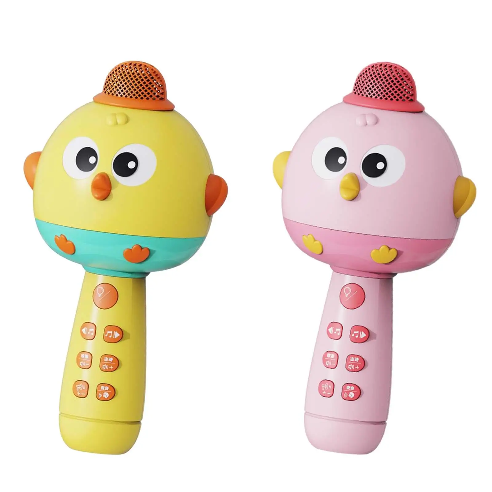 karaoke microphones Kids Funny Sing Song Toys with LED for Practice Birthday