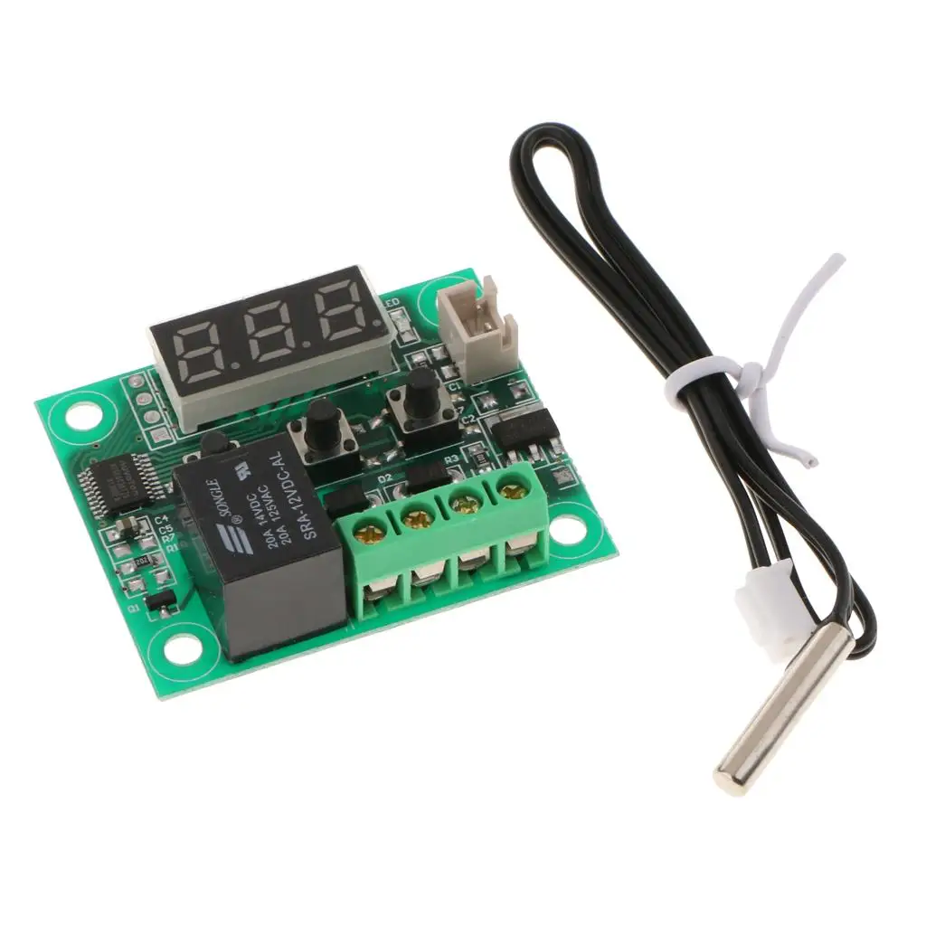 -50+110 12V Thermostat Cooling/Heating Temp Control Sensor Module