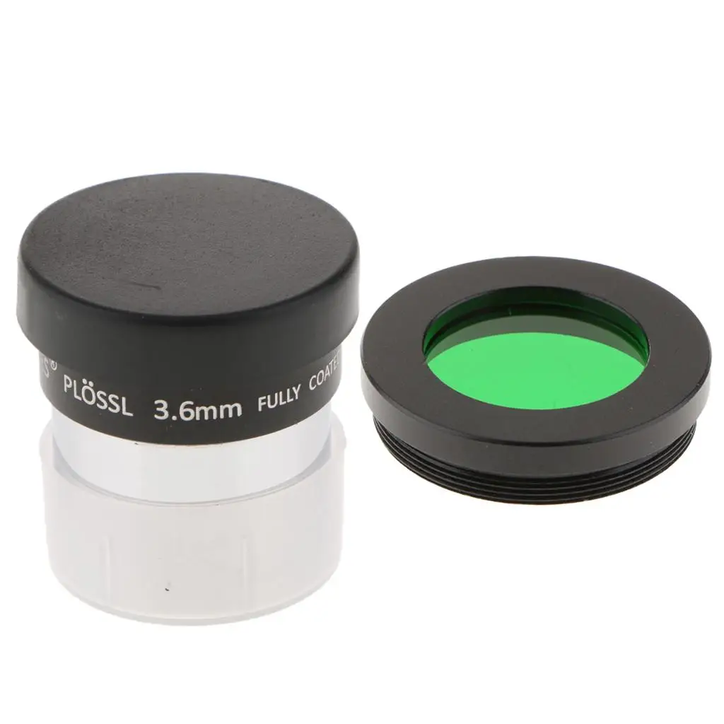 Universal 3.6 Telescope Eyepiece 55 Degree  Color Filter Green