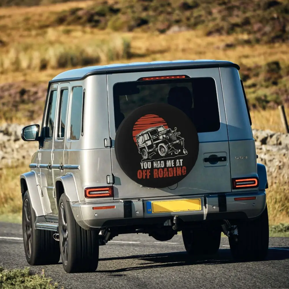 Adventure Travel Off Road Vehicle Spare Tire Cover for Jeep Honda SUV RV 4WD Car Wheel Protectors Accessories 14" 15" 16" Inch