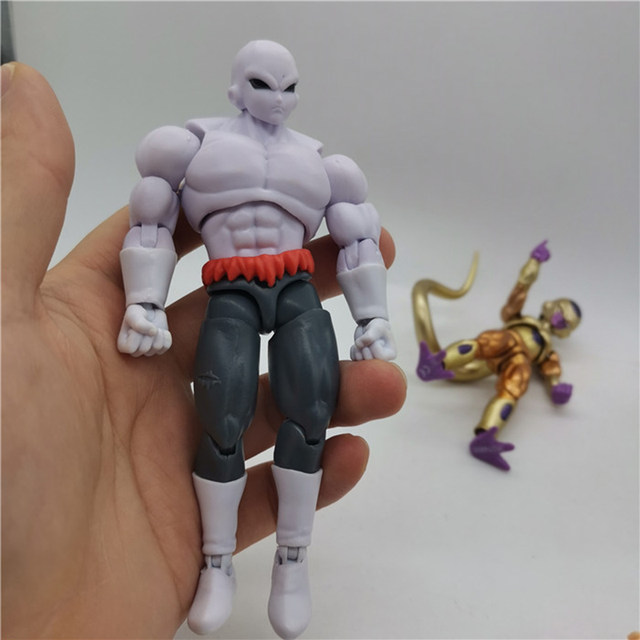 Bandai Original Dragon Ball Action Figure Son Goku Jiren Joints