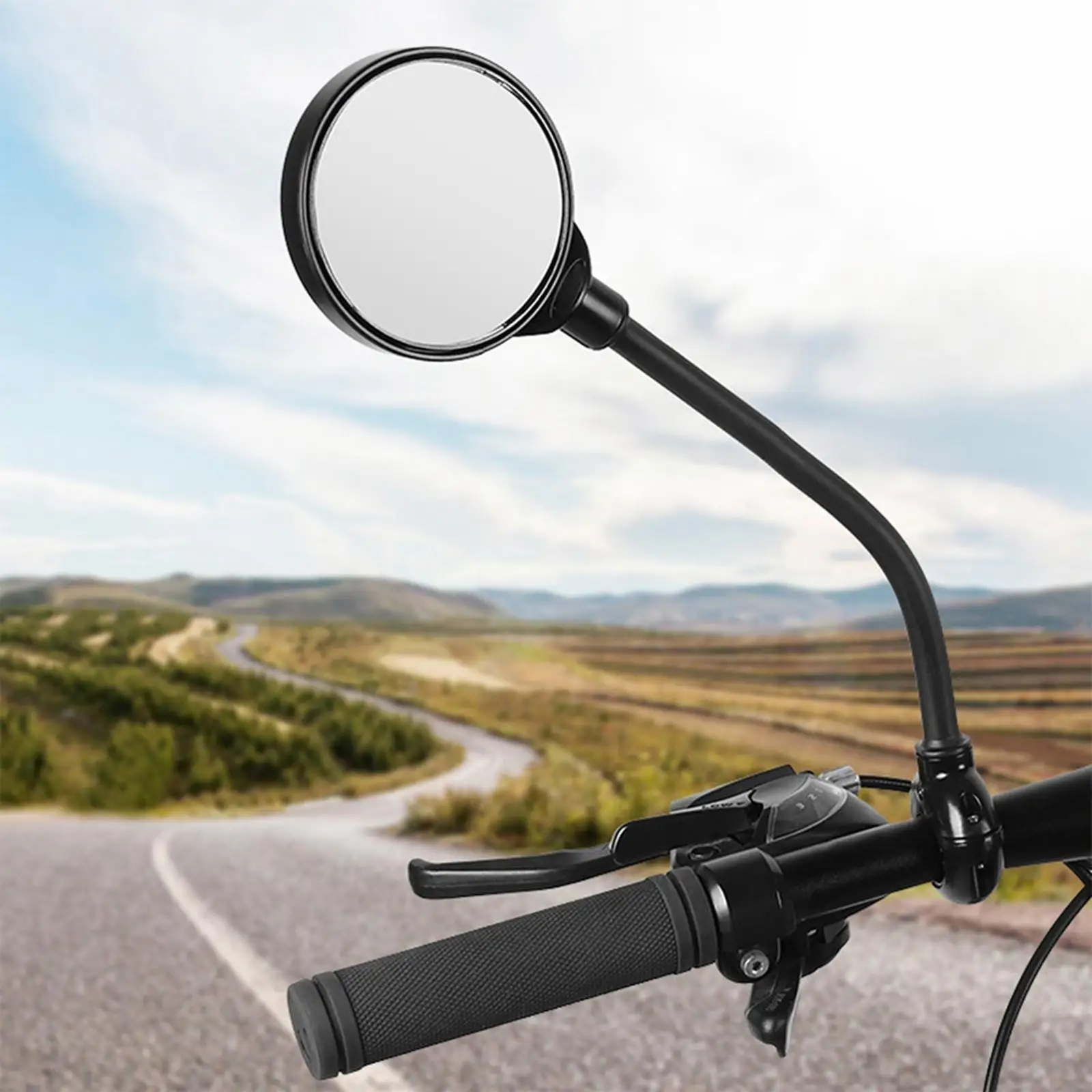 Road  Handlebar Mirror Rear View Rotatable  Rotate Scooter