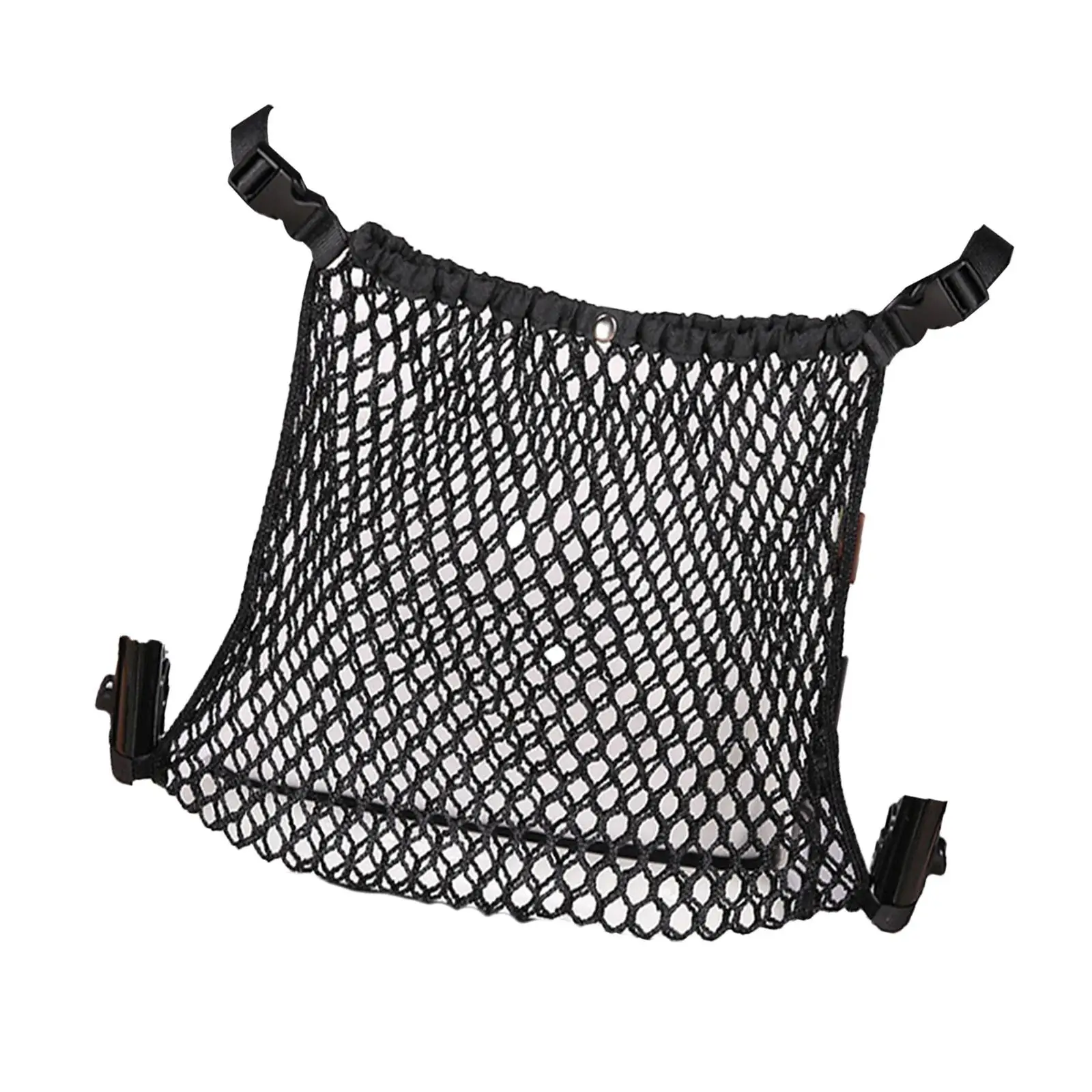 Universal Baby Trolley Mesh Net Pocket Hanging Multi Function Practical Portable Infant Stroller Mesh for Clothes Water Cups